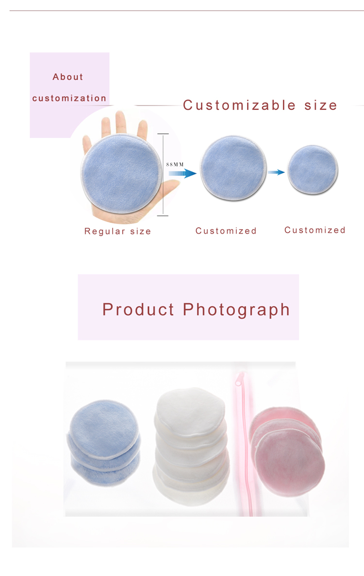 Packaged cotton puff makeup remover