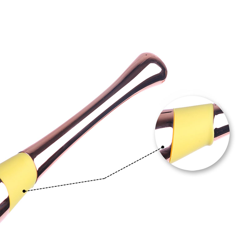 Rose gold brush set electroplating handle sparkling brushes kit