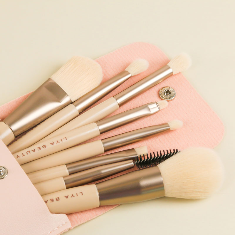 8 pieces makeup brush sets