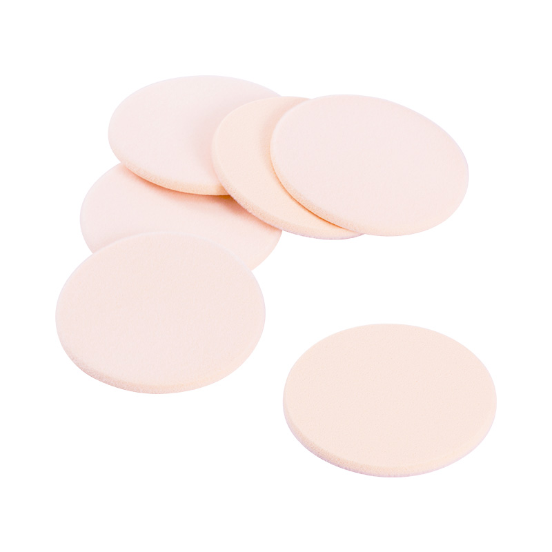 round foundation sponge wholesale 2 in 1 makeup puff for cosmetic blender