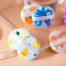 Cotton Cosmetic Powder Makeup Puffs Pads with Ribbon Face Powder Puff for Loose and Foundation